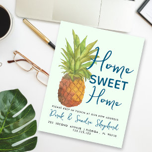 Faire-part Carte postale Changement d'adresse d'ananas   Trop