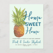 Faire-part Carte postale Changement d'adresse d'ananas | Trop (Devant)