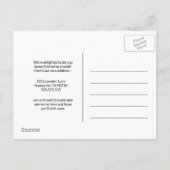 Faire-part Carte postale Changement d'adresse en bord de mer (Dos)