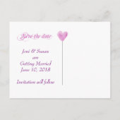 Faire-part Carte postale chic lesbienne pour sauver la date d (Dos)