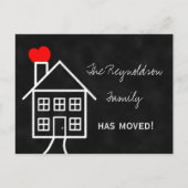 Faire-part Carte postale d'annonce de changement d'adresse (Devant)
