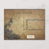 Faire-part Carte postale d'annonce de date de sauvegarde Tele (Dos)