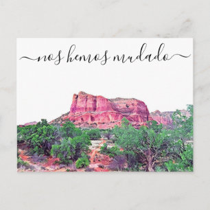Faire-part Carte postale d'annonce de déménagement à Sedona