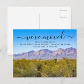 Faire-part Carte postale d'annonce de déménagement à Tucson A (Devant / Derrière)