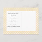 Faire-part Carte postale d'annonce de déménagement aux fraise (Dos)