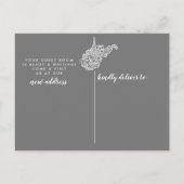 Faire-part Carte postale d'annonce de déménagement de l'État  (Dos)