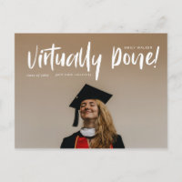 carte postale d'annonce de fin d'études virtuellem