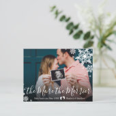 Faire-part Carte postale d'annonce de grossesse avec photo (Debout devant)