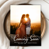 Faire-part Carte postale d'annonce de grossesse photo à venir