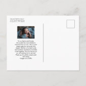 Faire-part Carte postale d'annonce de naissance rétro audacie (Dos)