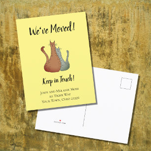 Faire-part Carte postale d'annonce de nouvelle maison pour ch