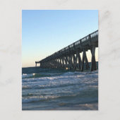 Faire-part Carte postale d'annonce de plage (Devant)