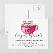 Faire-part Carte postale d'annonce de recommandations de bien (Devant / Derrière)