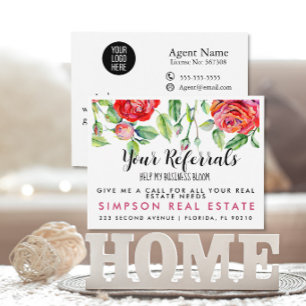 Faire-part carte postale d'annonce de recommandations pour l'