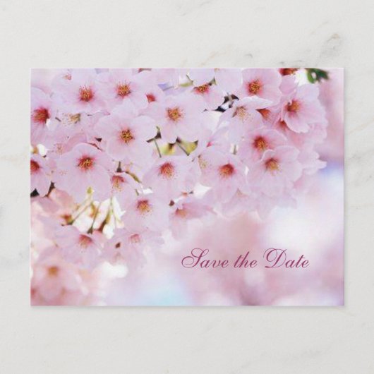 Faire-part Carte postale d'annonce de réservation de date de (Devant)