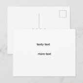 Faire-part carte postale d'annonce waefwef (Devant / Derrière)