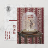 Faire-part Carte postale DANSE MODERNE (Devant / Derrière)