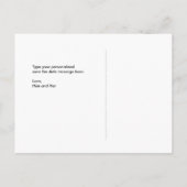 Faire-part Carte postale d'attente Blush Pink (Dos)