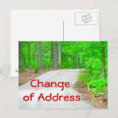 Faire-part Carte postale de changement d'adresse (Devant / Derrière)