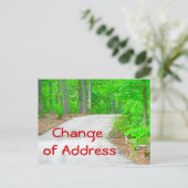 Faire-part Carte postale de changement d'adresse (Debout devant)
