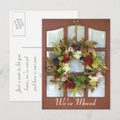 Faire-part Carte postale de changement d'adresse (Devant / Derrière)