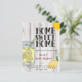 Faire-part Carte postale de changement d'adresse nous avons d (Debout devant)