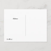 Faire-part Carte postale de changement d'adresse pour le jard (Dos)