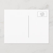 Faire-part carte postale de coucher de soleil en mer pour ann (Dos)