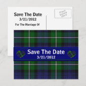 Faire-part Carte Postale De Date À Enregistrer (Devant / Derrière)