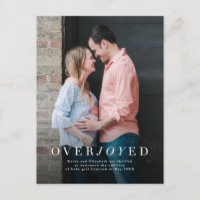 Carte postale de déclaration de grossesse pour les