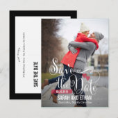 Faire-part Carte postale de demande charmante pour sauvegarde (Devant / Derrière)