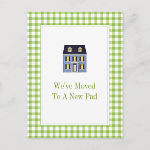 Faire-part Carte postale de déménagement Gingham Home