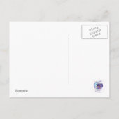 Faire-part Carte postale de fée afro-américaine enceinte (Dos)