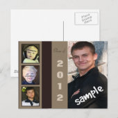 Faire-part Carte postale de Félicitations pour la remise des  (Devant / Derrière)