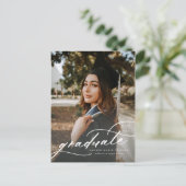 Faire-part Carte postale de la Calligraphie moderne (Debout devant)