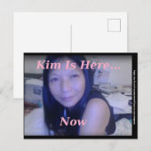 Faire-part Carte postale de la déesse Kim de Dan Cilley (Devant / Derrière)