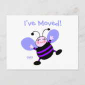 Faire-part Carte postale de la femme de dessin animé mignonne (Devant)