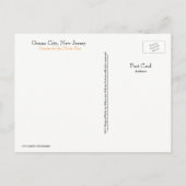 Faire-part Carte postale de la jetée musicale d'Ocean City, N (Dos)