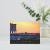 Faire-part Carte postale de la jetée musicale d'Ocean City, N (Debout devant)