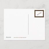 Faire-part Carte postale de l'annonce de déménagement (Dos)