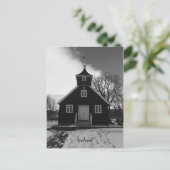 Faire-part Carte postale de l'église islandaise (Debout devant)