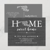 Faire-part Carte postale de l'État de MARYLAND Moving Faire-p (Devant / Derrière)