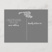 Faire-part Carte postale de l'État de MARYLAND Moving Faire-p (Dos)