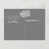 Faire-part Carte postale de l'État de WASHINGTON Moving Faire (Dos)