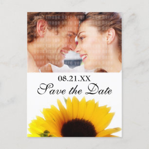 Faire-part Carte postale de mariage à conserver