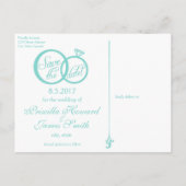 Faire-part Carte postale de mariage à conserver We Do (Dos)