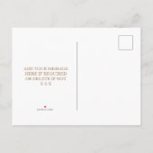 Faire-part Carte postale de mariage à la plage pour annoncer (Dos)