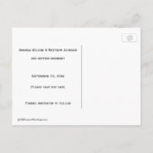 Faire-part Carte postale de mariage de conte de fées à conser (Dos)