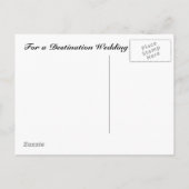 Faire-part Carte postale de mariage de destination (Dos)