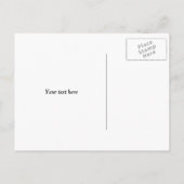 Faire-part Carte postale de mariage 'Save the date' à paillet (Dos)